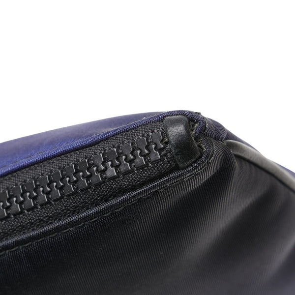 ディオール HOMME ビー 蜂 グラデーション クラッチバッグ セカンドバッグ ブルー ブラック ナイロン メンズ Dior 【中古】