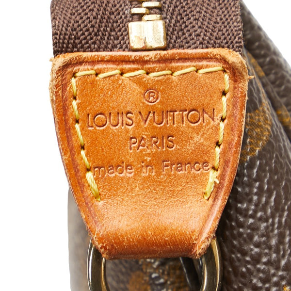 ルイ ヴィトン モノグラム ポシェット アクセソワール ショルダーバッグ M51980 ブラウン PVC レザー レディース LOUIS VUITTON 【中古】