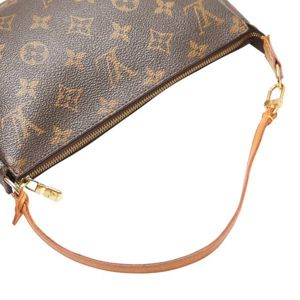 ルイ ヴィトン モノグラム ポシェット アクセソワール ショルダーバッグ M51980 ブラウン PVC レザー レディース LOUIS VUITTON 【中古】