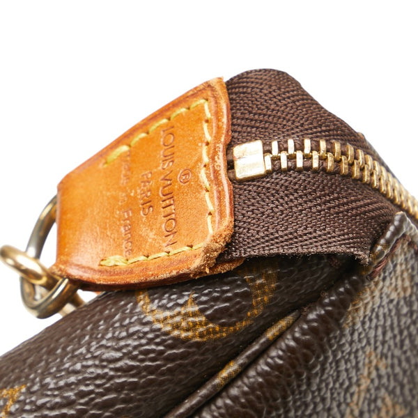 ルイ ヴィトン モノグラム ポシェット アクセソワール ショルダーバッグ M51980 ブラウン PVC レザー レディース LOUIS VUITTON 【中古】