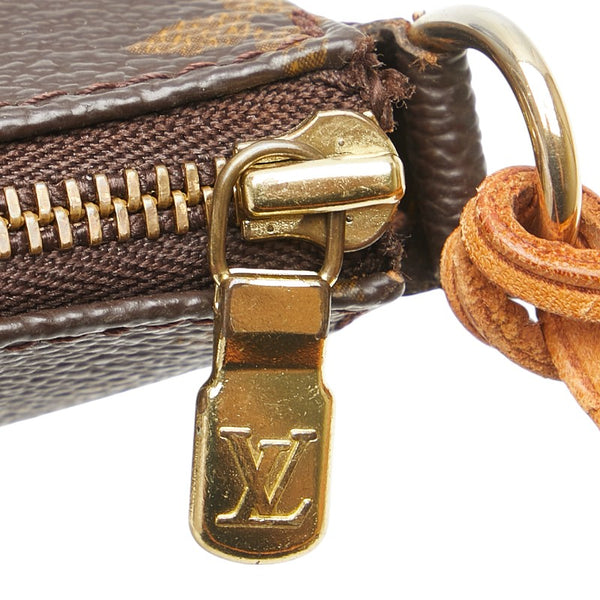 ルイ ヴィトン モノグラム ポシェット アクセソワール ショルダーバッグ M51980 ブラウン PVC レザー レディース LOUIS VUITTON 【中古】