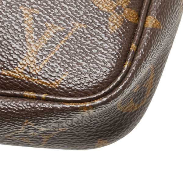 ルイ ヴィトン モノグラム ポシェット アクセソワール ショルダーバッグ M51980 ブラウン PVC レザー レディース LOUIS VUITTON 【中古】