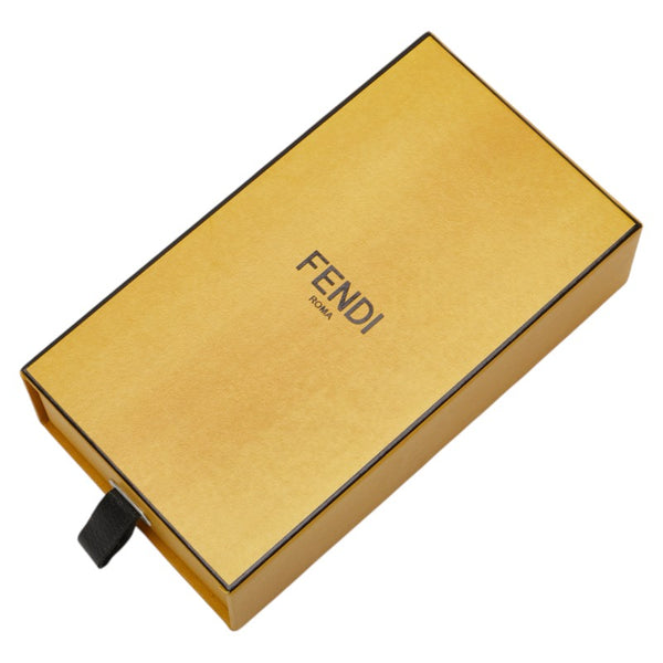 フェンディ ラッピー Fロゴ スカーフ ブラック グリーン シルク レディース FENDI 【中古】