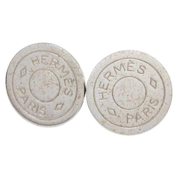 エルメス セリエ イヤリング シルバー メタル レディース HERMES 【中古】