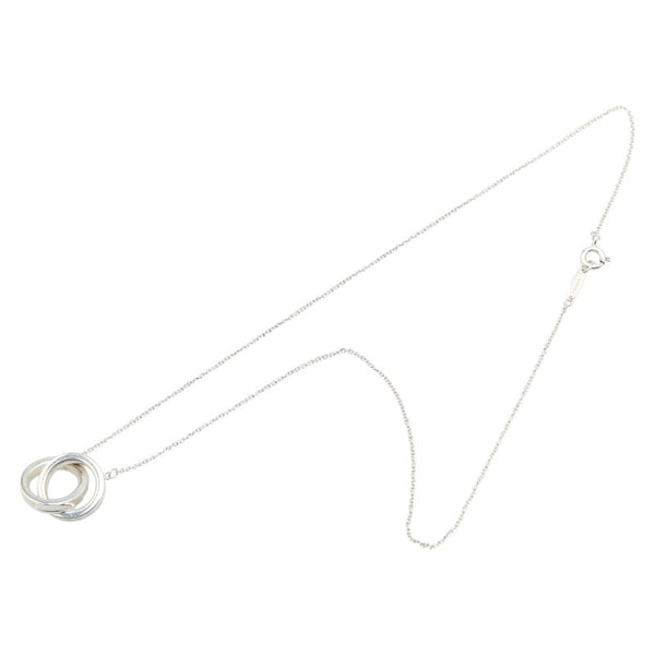ティファニー 1837 インターロッキング サークル ネックレス SV925 シルバー レディース TIFFANY&Co. 【中古】