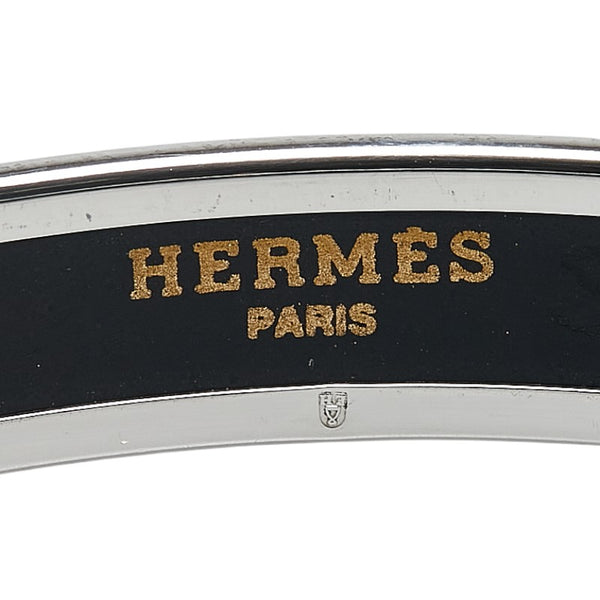 エルメス エマイユPM 七宝焼き ブレスレット シルバー マルチカラー メタル レディース HERMES 【中古】