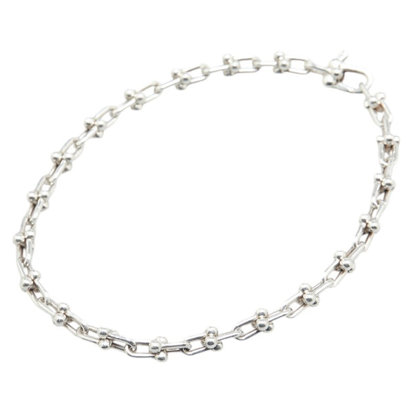 ティファニー ハードウェア マイクロ リンク  ブレスレット SV925 シルバー レディース TIFFANY&Co. 【中古】