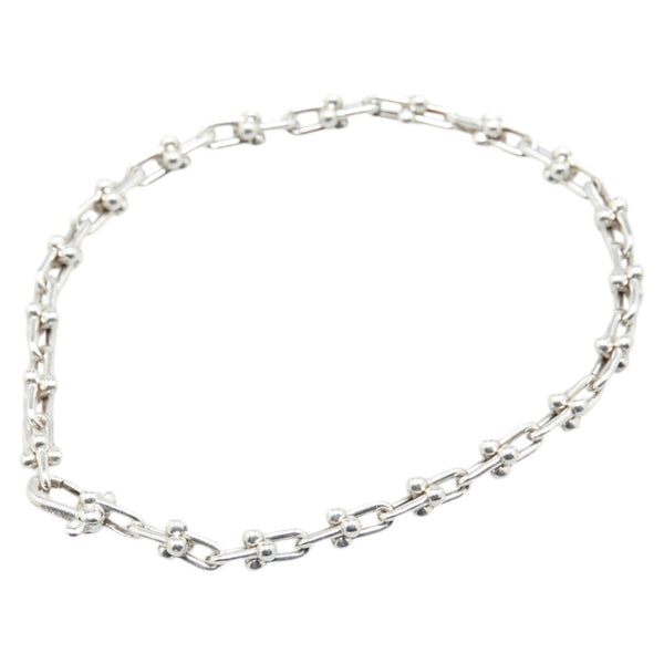 ティファニー ハードウェア マイクロ リンク  ブレスレット SV925 シルバー レディース TIFFANY&Co. 【中古】