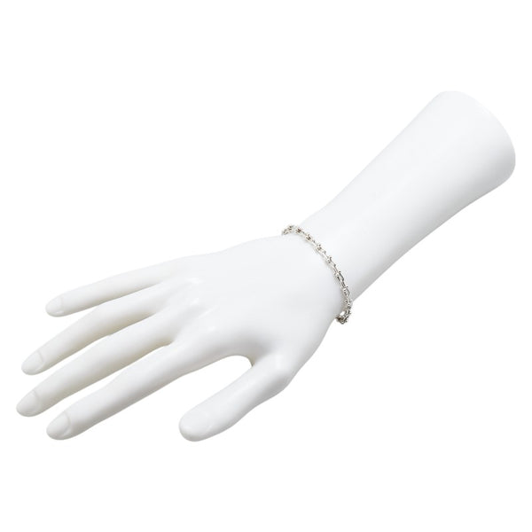 ティファニー ハードウェア マイクロ リンク  ブレスレット SV925 シルバー レディース TIFFANY&Co. 【中古】