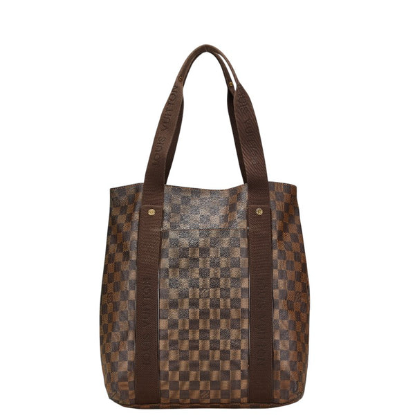 ルイ ヴィトン ダミエ カバボブール ハンドバッグ トートバッグ N52006 エベヌ ブラウン PVC キャンバス レディース LOUIS VUITTON 【中古】