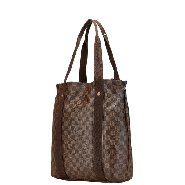ルイ ヴィトン ダミエ カバボブール ハンドバッグ トートバッグ N52006 エベヌ ブラウン PVC キャンバス レディース LOUIS VUITTON 【中古】
