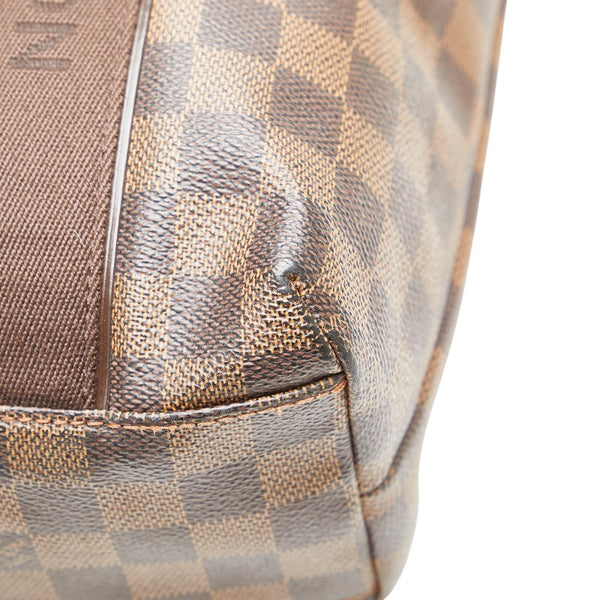 ルイ ヴィトン ダミエ カバボブール ハンドバッグ トートバッグ N52006 エベヌ ブラウン PVC キャンバス レディース LOUIS VUITTON 【中古】