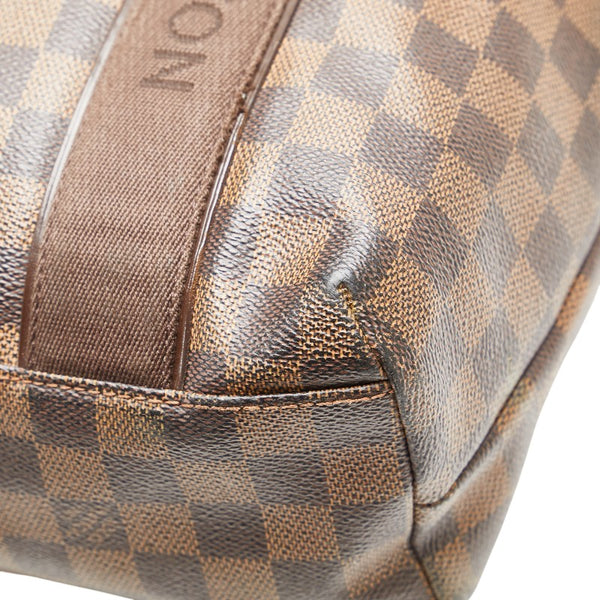 ルイ ヴィトン ダミエ カバボブール ハンドバッグ トートバッグ N52006 エベヌ ブラウン PVC キャンバス レディース LOUIS VUITTON 【中古】
