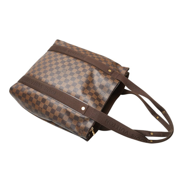 ルイ ヴィトン ダミエ カバボブール ハンドバッグ トートバッグ N52006 エベヌ ブラウン PVC キャンバス レディース LOUIS VUITTON 【中古】