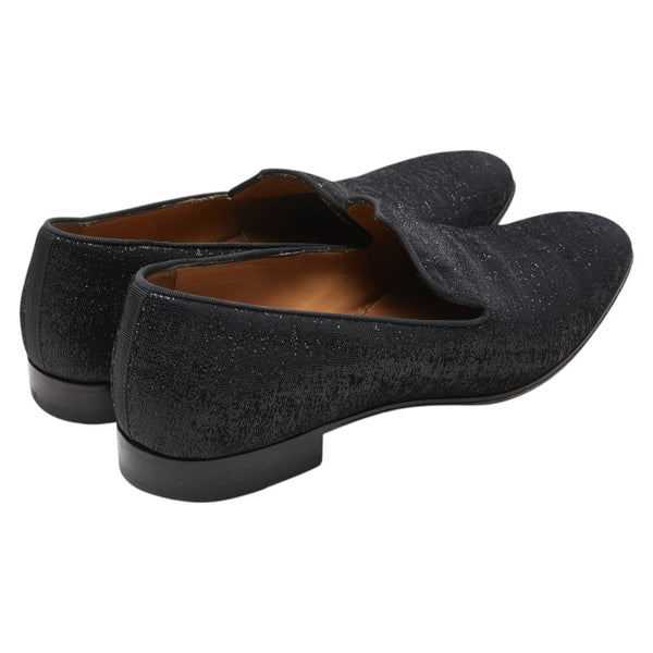 クリスチャンルブタン オペラシューズ ドレスシューズ サイズ：41 1/2 ブラック キャンバス メンズ Christian Louboutin 【中古】