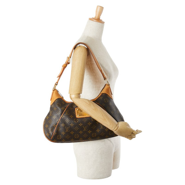 ルイ ヴィトン モノグラム テムズGM ワンショルダーバッグ ハンドバッグ M56383 ブラウン PVC レザー レディース LOUIS VUITTON 【中古】
