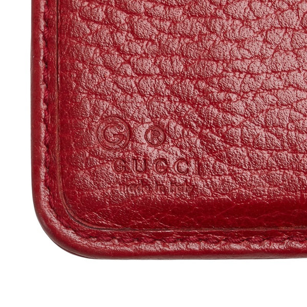 グッチ GGキャンバス 長財布 346056 ベージュ レッド キャンバス レディース GUCCI 【中古】