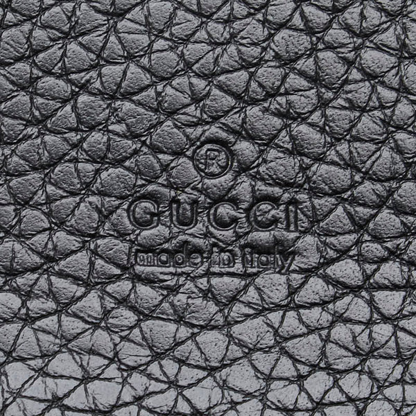 グッチ ドリアン 名刺入れ カードケース 473923 ブラック レザー メンズ GUCCI 【中古】