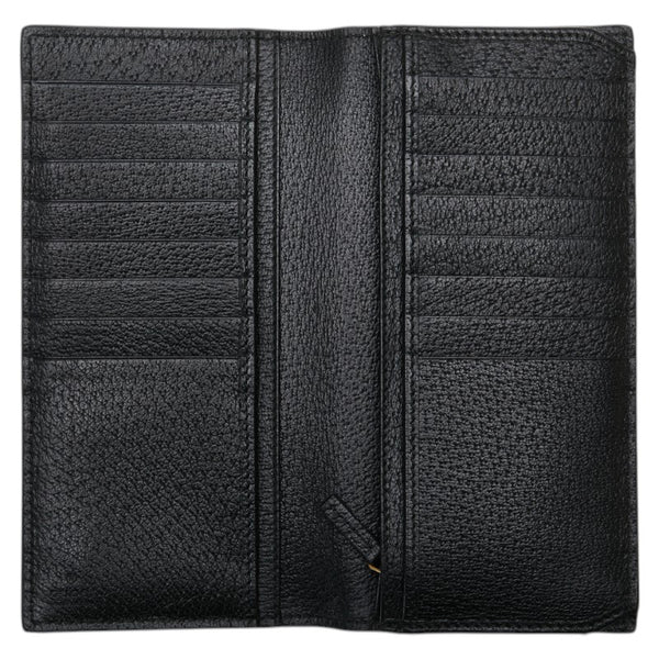 グッチ GGマーモント 長財布 428740 ブラック レザー レディース GUCCI 【中古】