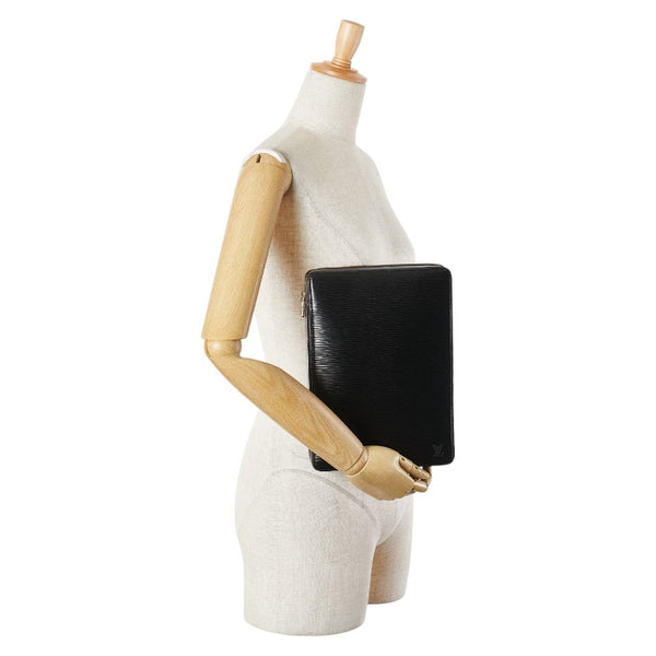 ルイ ヴィトン エピ アジェンダ ヴォヤージュ  手帳カバー R20032 ノワール ブラック レザー メンズ LOUIS VUITTON 【中古】