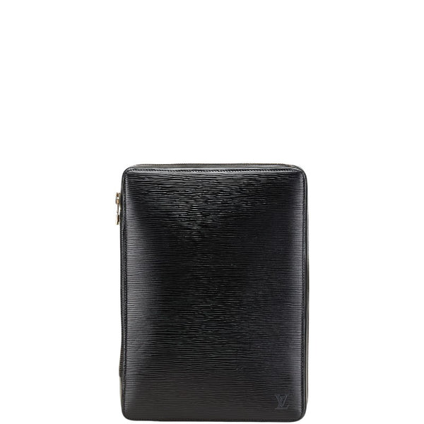 ルイ ヴィトン エピ アジェンダ ヴォヤージュ  手帳カバー R20032 ノワール ブラック レザー メンズ LOUIS VUITTON 【中古】