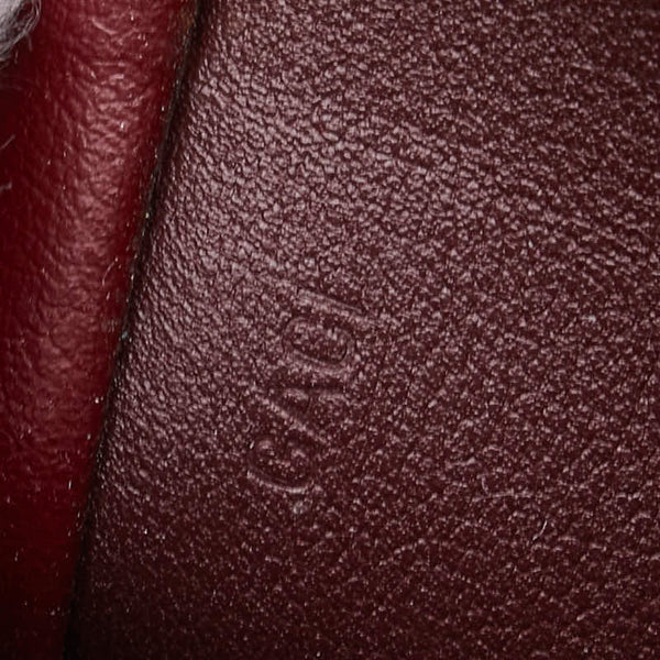 カルティエ マストライン 札入れ ブラック レザー メンズ CARTIER 【中古】