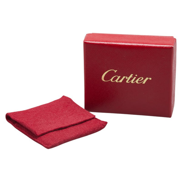 カルティエ ロゴ キーホルダー ピルケース シルバー メタル レディース CARTIER 【中古】