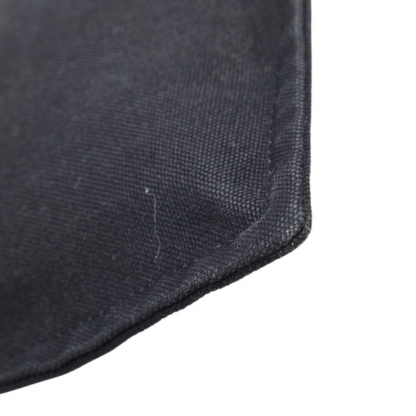 エルメス ヨッティングGM ポーチ ブラック コットン レディース HERMES 【中古】