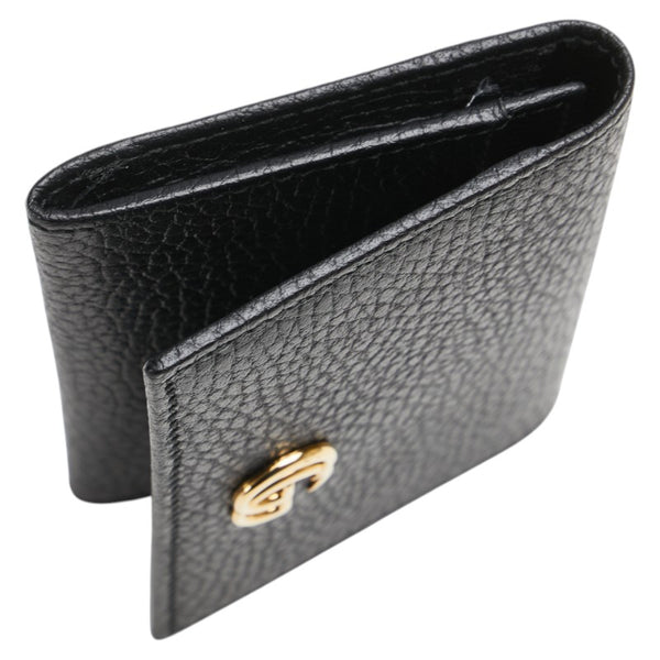 グッチ GGマーモント カードケース 名刺入れ 474748 ブラック レザー レディース GUCCI 【中古】