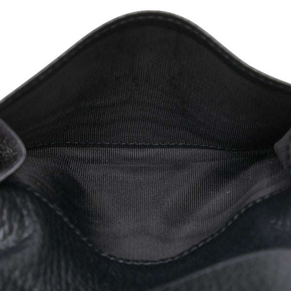 グッチ GGマーモント カードケース 名刺入れ 474748 ブラック レザー レディース GUCCI 【中古】