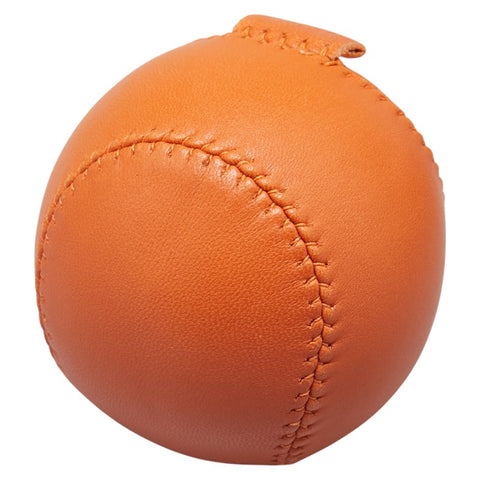 エルメス 野球ボール オレンジ レザー レディース HERMES 【中古】