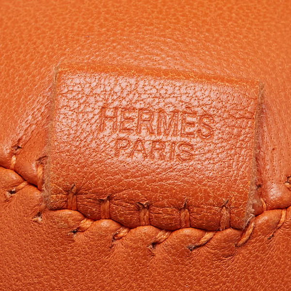 エルメス 野球ボール オレンジ レザー レディース HERMES 【中古】