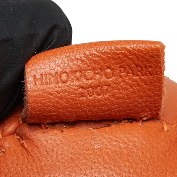 エルメス 野球ボール オレンジ レザー レディース HERMES 【中古】