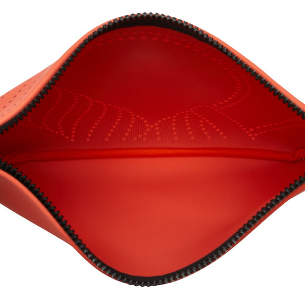 エルメス ネオバン カノエH MM ポーチ 小物入れ オレンジ グルナディーヌ ポリアミド/エラスタン レディース HERMES 【中古】