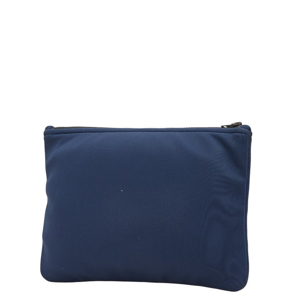 エルメス トゥルース フラット ネオバンMM ポーチ 小物入れ ネイビー ポリアミド/エラスタン レディース HERMES 【中古】