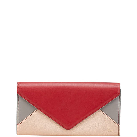 クロエ 長財布 マルチカラー レザー レディース Chloe 【中古】
