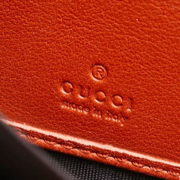 グッチ シマミストラル 長財布 ラウンドファスナー 307993 レッド レザー レディース GUCCI 【中古】