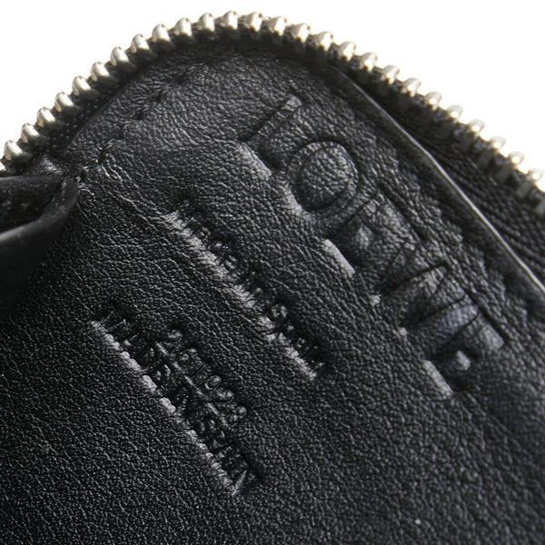 ロエベ アナグラムロゴ 長財布 ラウンドファスナー ブラウン ブラック ホワイト レザー レディース LOEWE 【中古】