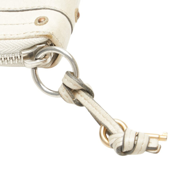クロエ 長財布 ラウンドファスナー ベージュ レザー レディース Chloe 【中古】