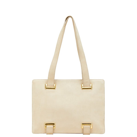 セリーヌ ハンドバッグ トートバッグ ベージュ レザー レディース CELINE 【中古】