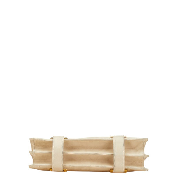 セリーヌ ハンドバッグ トートバッグ ベージュ レザー レディース CELINE 【中古】