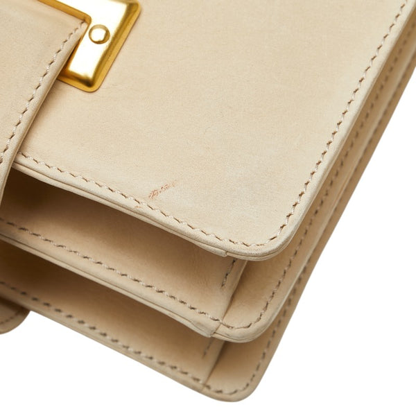 セリーヌ ハンドバッグ トートバッグ ベージュ レザー レディース CELINE 【中古】