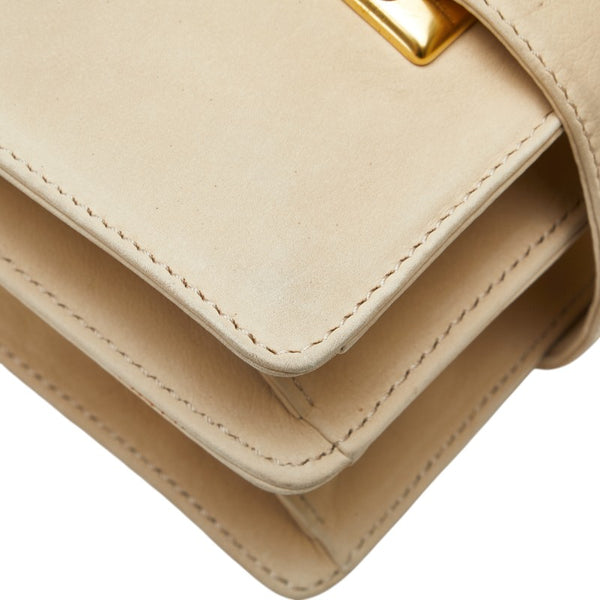 セリーヌ ハンドバッグ トートバッグ ベージュ レザー レディース CELINE 【中古】