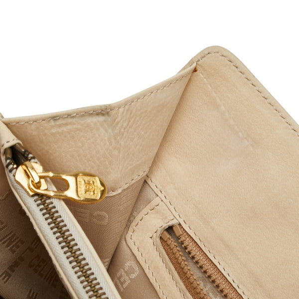 セリーヌ ハンドバッグ トートバッグ ベージュ レザー レディース CELINE 【中古】