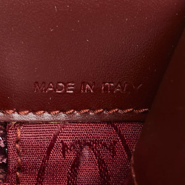 カルティエ マストライン クラッチバッグ セカンドバッグ ワインレッド ボルドー レザー レディース CARTIER 【中古】