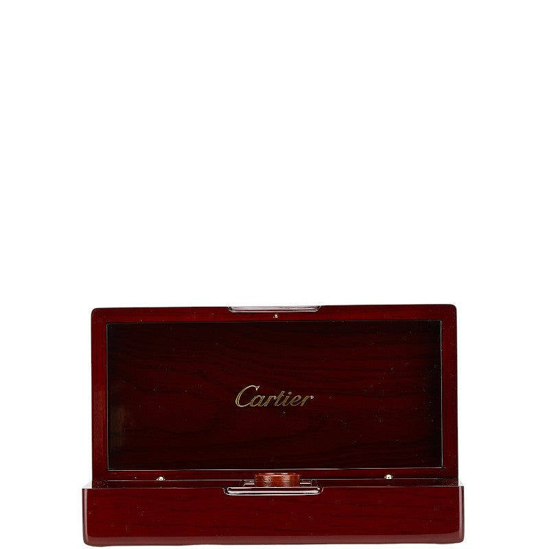 カルティエ ジュエリーボックス ウォッチボックス ブラウン ウッド レディース CARTIER 【中古】