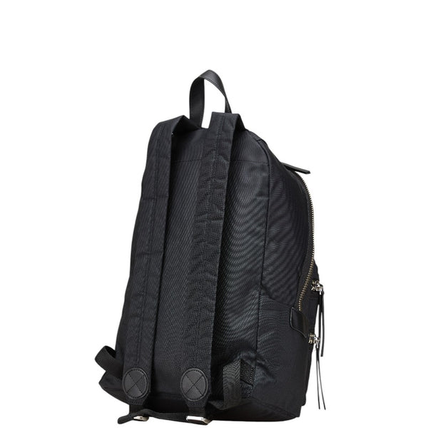 マークジェイコブス ザ バイカー ラージ リュック バックパック ブラック ナイロン レザー レディース MARC JACOBS 【中古】