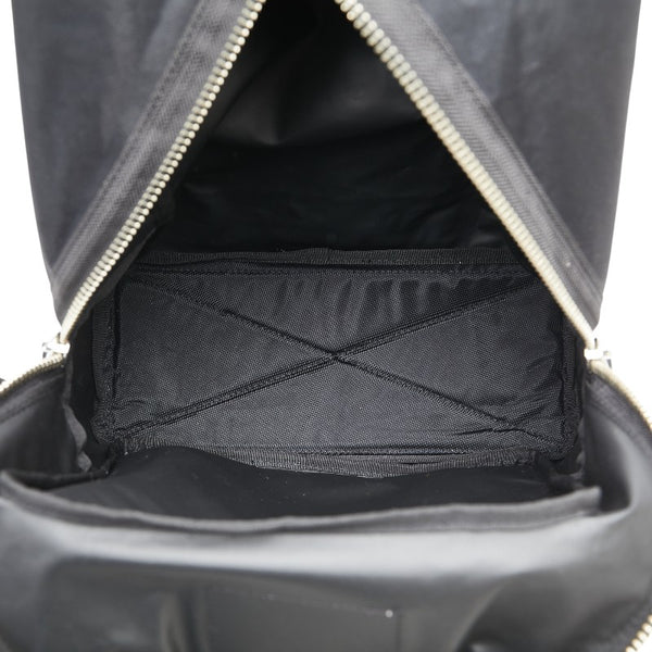 マークジェイコブス ザ バイカー ラージ リュック バックパック ブラック ナイロン レザー レディース MARC JACOBS 【中古】