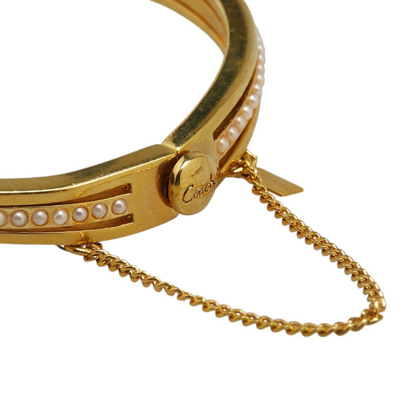コーチ ブレスレット ゴールド メッキ フェイクパール レディース COACH 【中古】