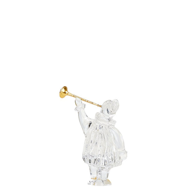 バカラ Jean Boggio ミスキーブパック マスカレード ペーパーウェイト クリア ガラス メッキ レディース Baccarat 【中古】